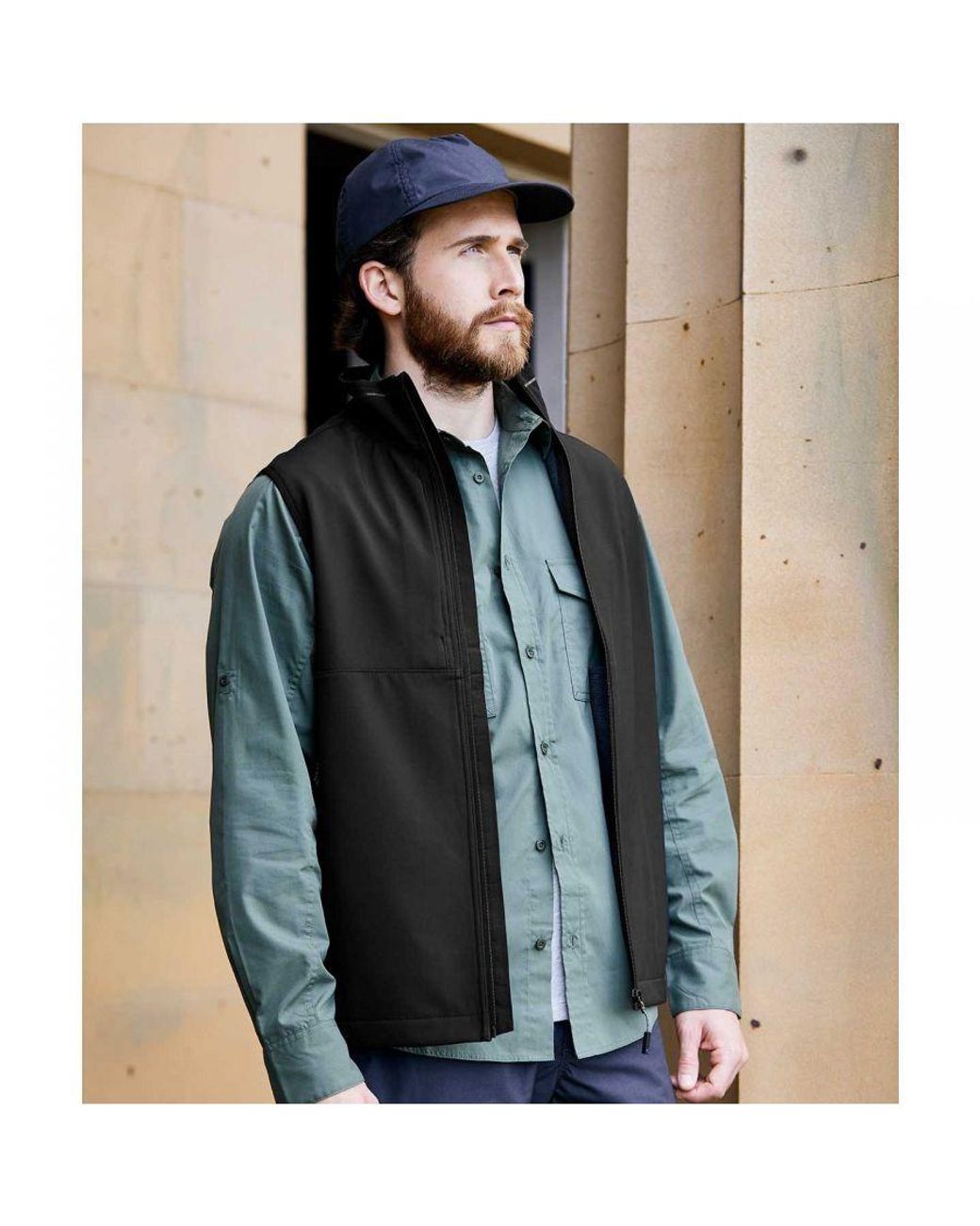 Craghoppers Black Expert Basecamp Softshell Vest for men