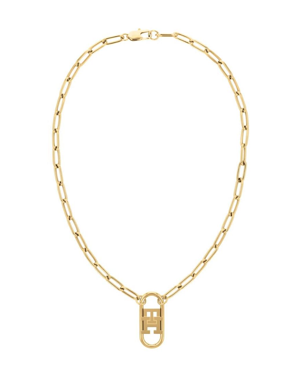 Tommy Hilfiger Metallic 2780723 Ladies Th Monogram Necklace