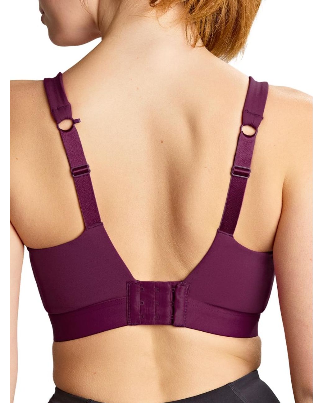 Panache Purple Endurance Wired Racerback Sports Bra