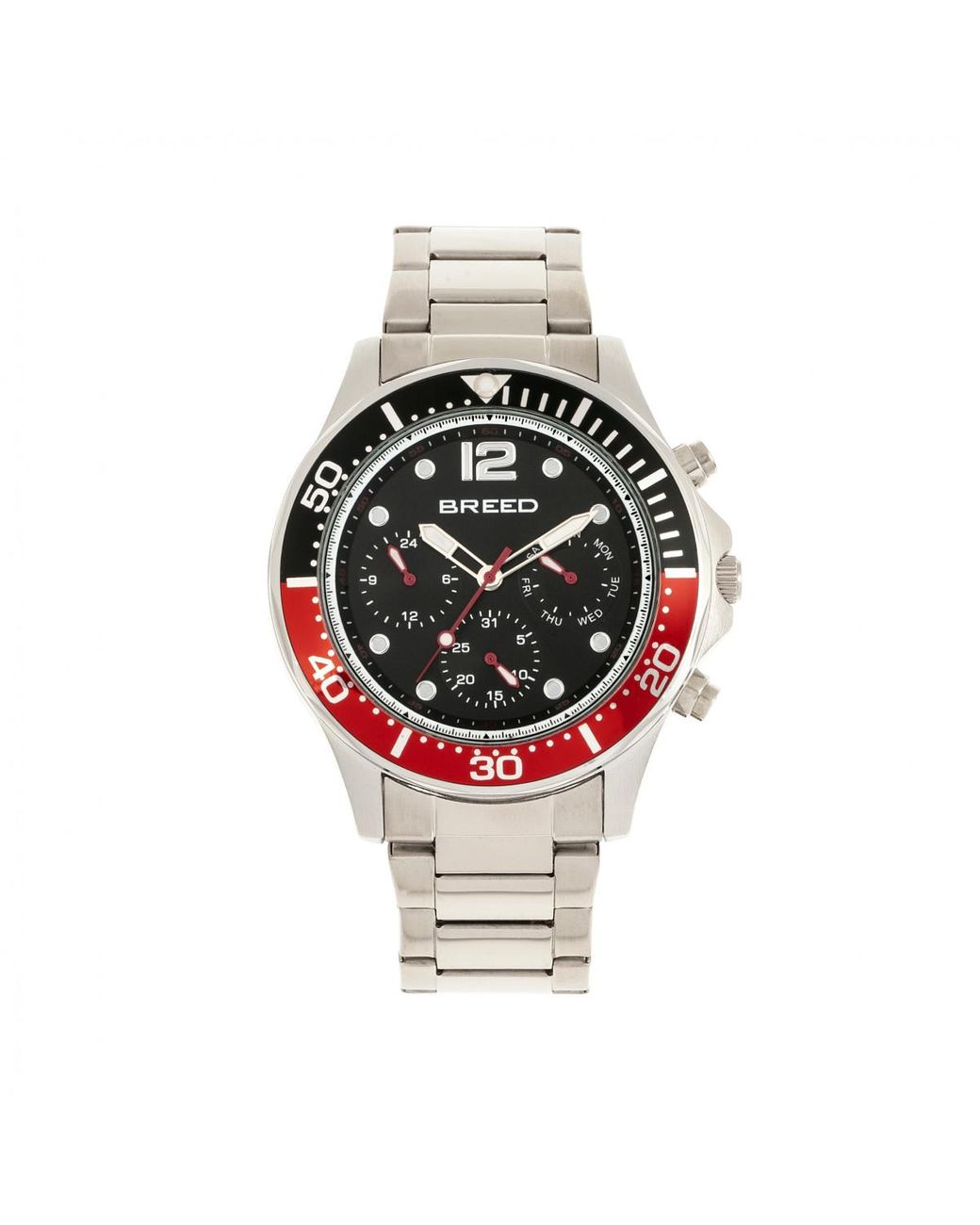 Breed Metallic Pegasus Bracelet Watch W/Day/Date for men
