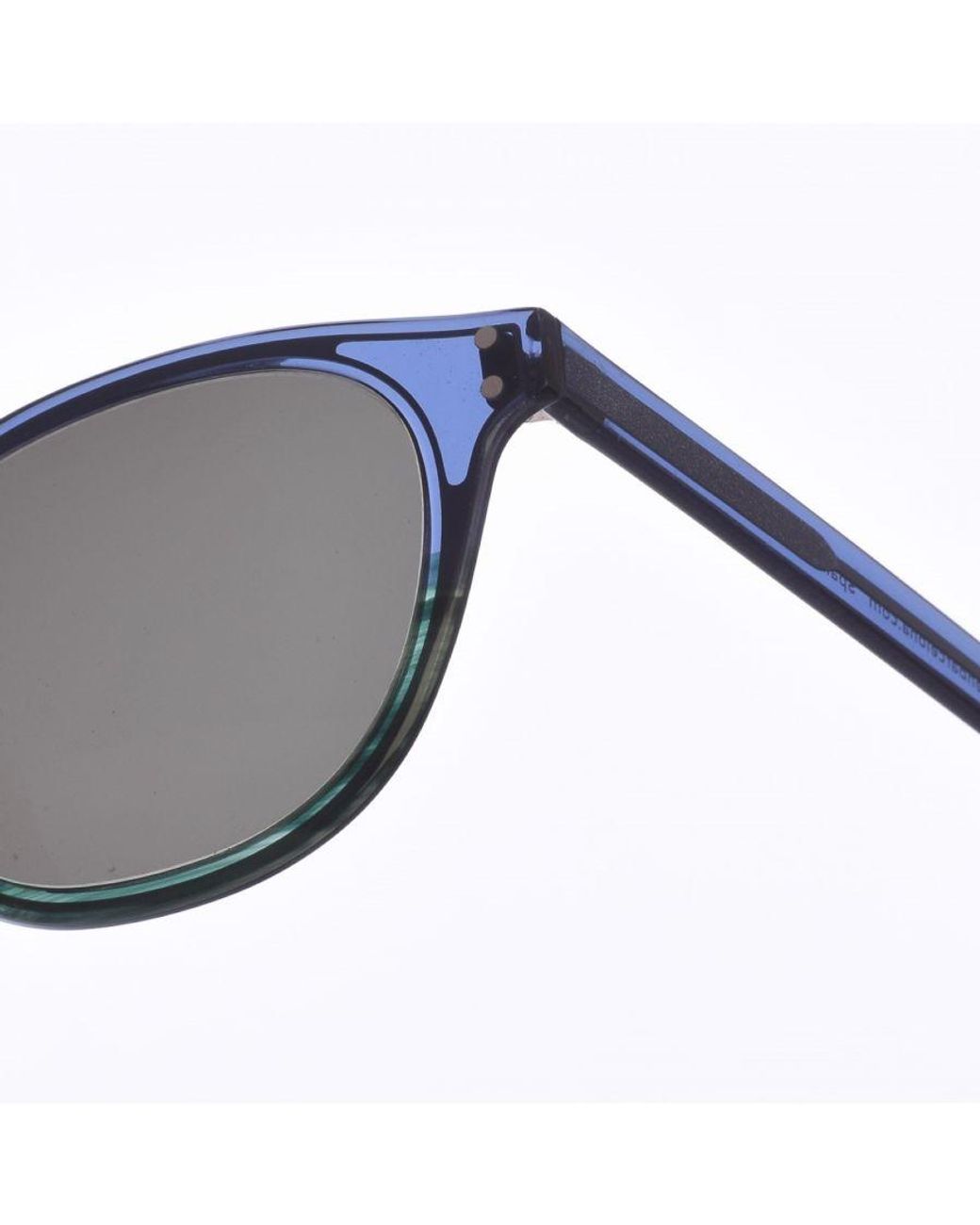 Zen Blue Z474 Square Shape Acetate Sunglasses