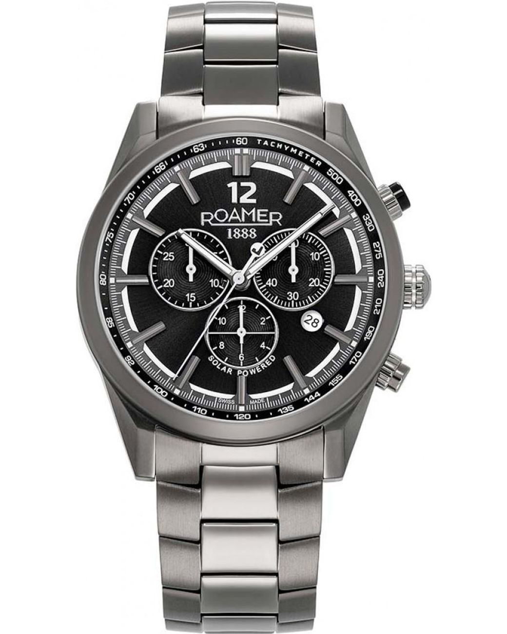 Roamer Gray 973981-44-85-20 Helios Power Watch for men