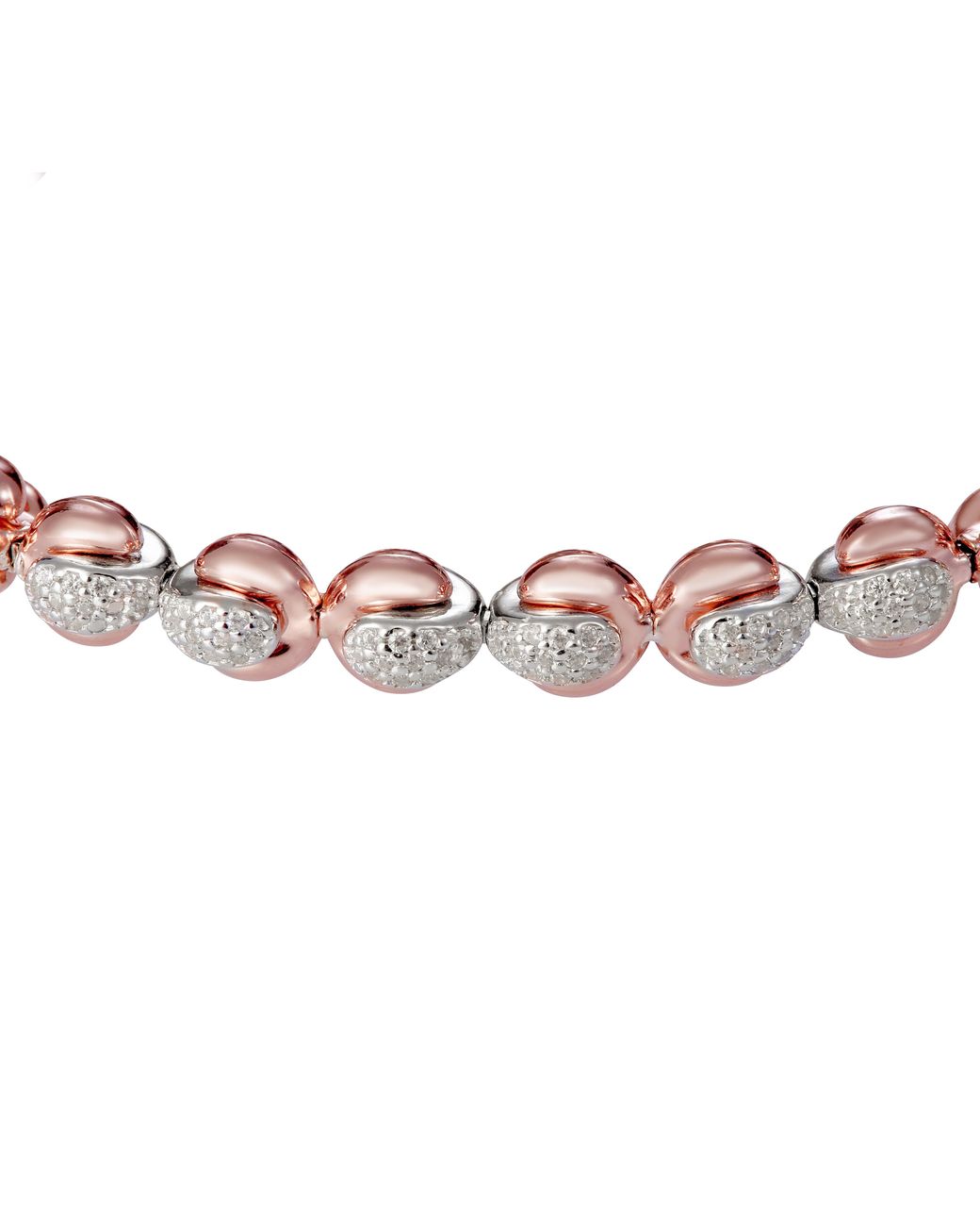 Orphelia Pink 'Jada' 925 Sterling Bracelet