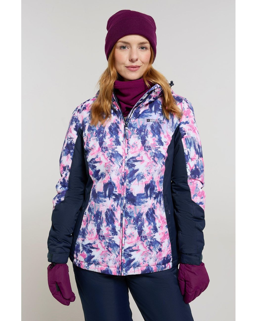 Mountain Warehouse Blue 'Dawn' Ski Jacket Snow Proof Insulated Winter Coat
