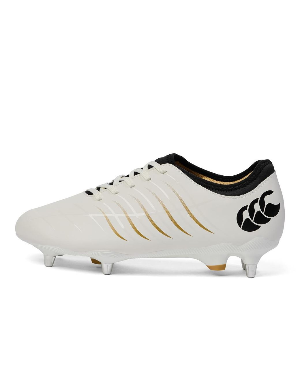 Canterbury White Phoenix 2.0 Team Soft Ground Rugby Boots for men