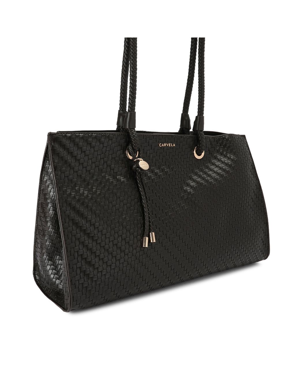 Carvela Kurt Geiger Black Antionia Weave Ew Bag
