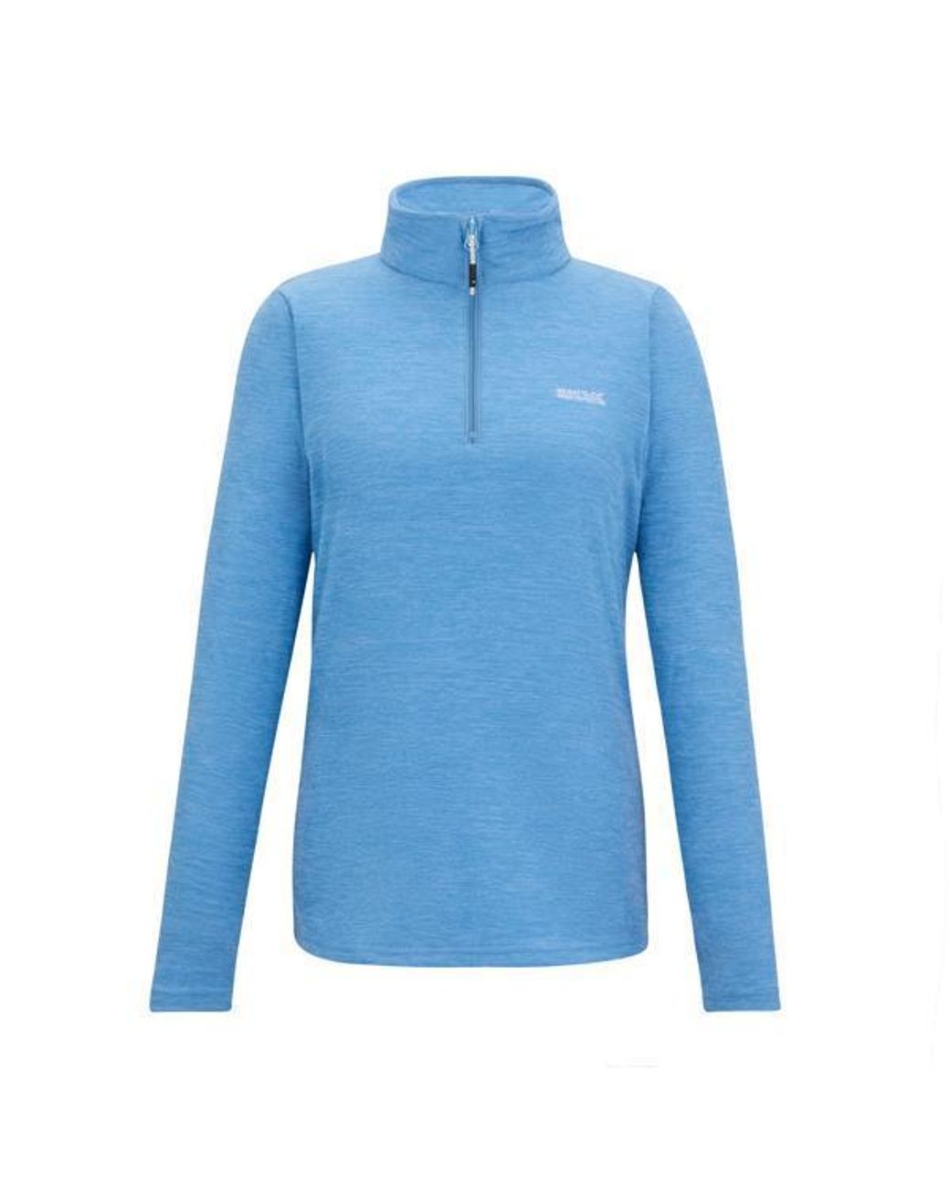 Regatta Blue Ladies Sweetheart Quarter Zip Fleece Top (Washed Denim)
