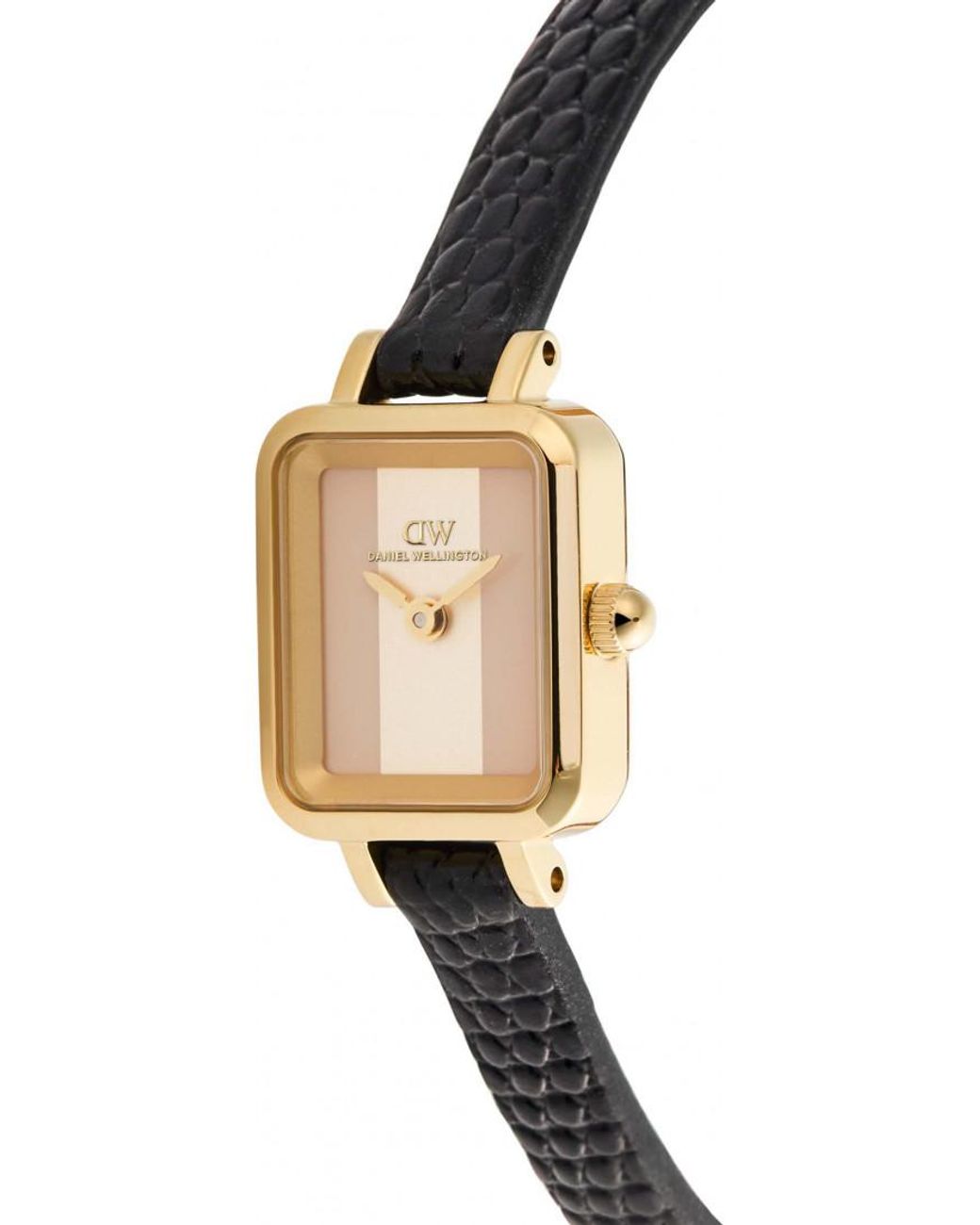 Daniel Wellington Natural Dw00100957 Ladies Quadro Mini 15Mm Watch