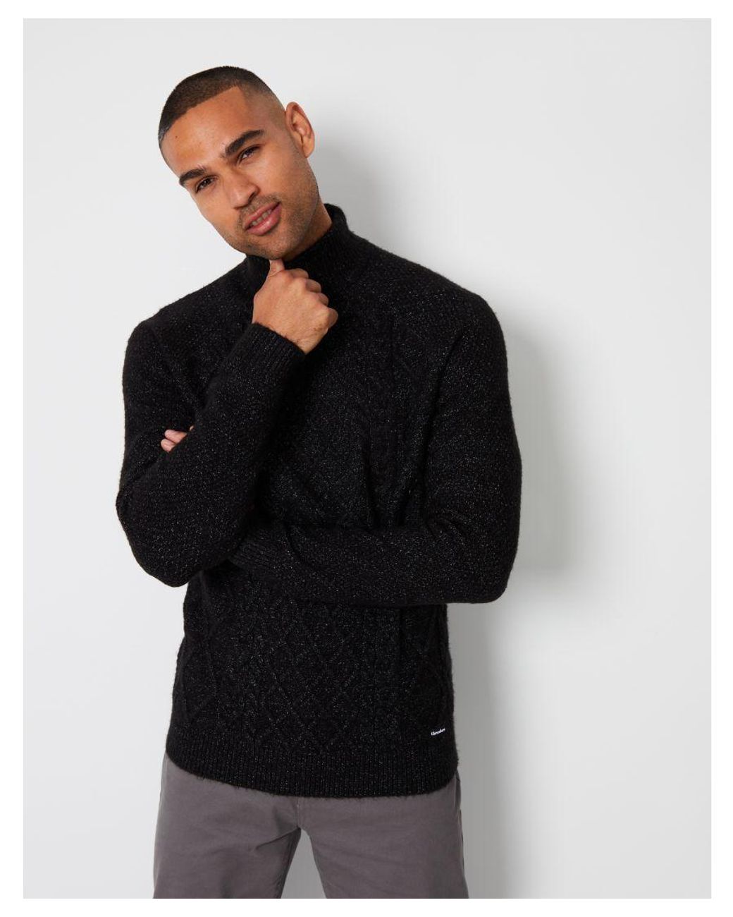 Turtle neck store jumper mens