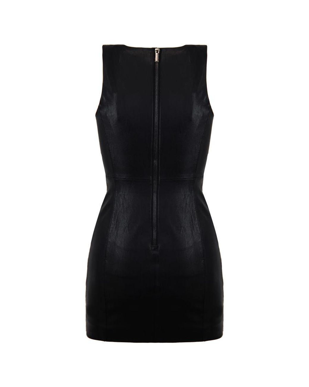 Armani Exchange Black Leather Dress 3gya47 Ynabz 1200
