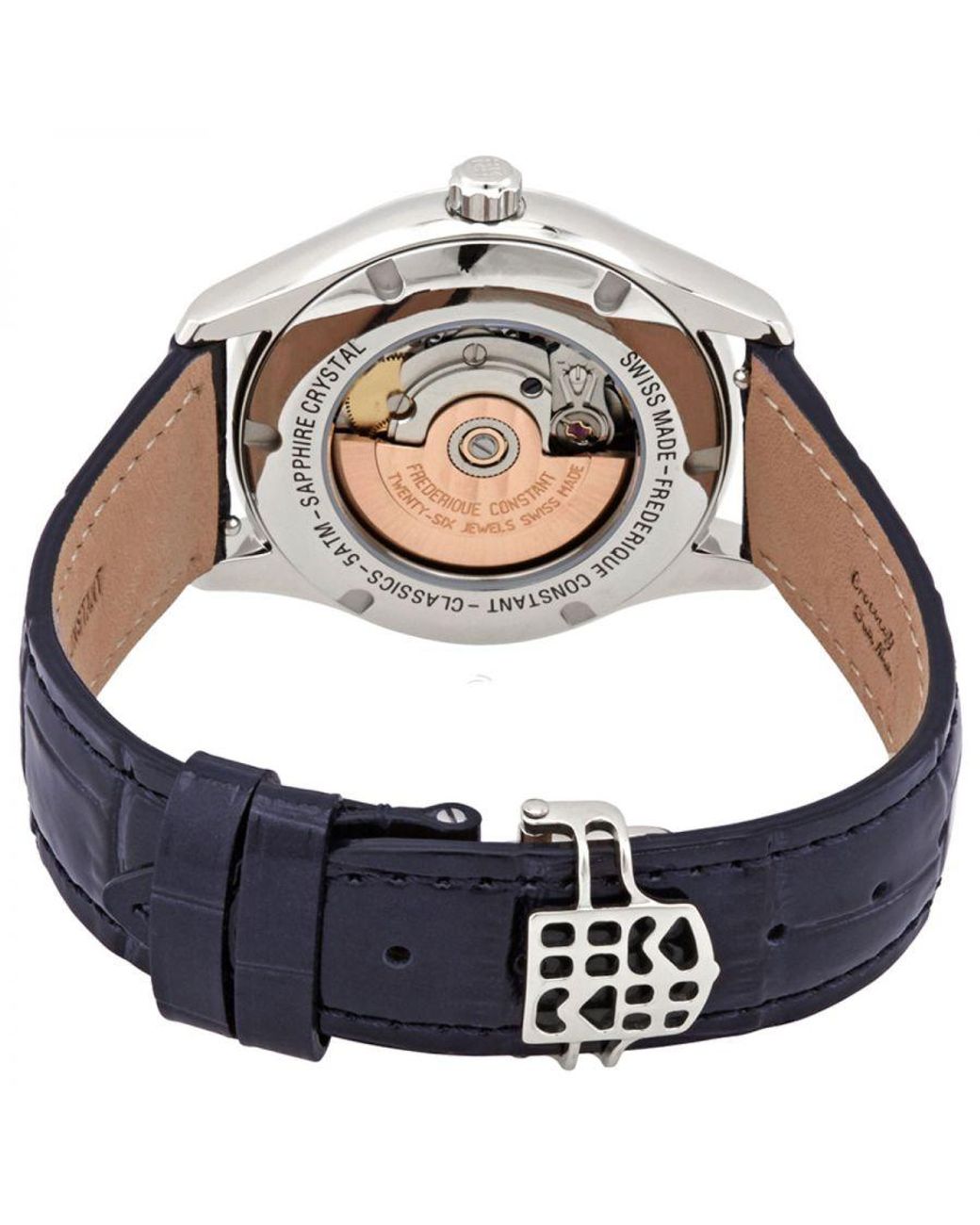 Frederique Constant Gray Frédérique Watch Fc-303Lgd3B6 Leather (Archived)