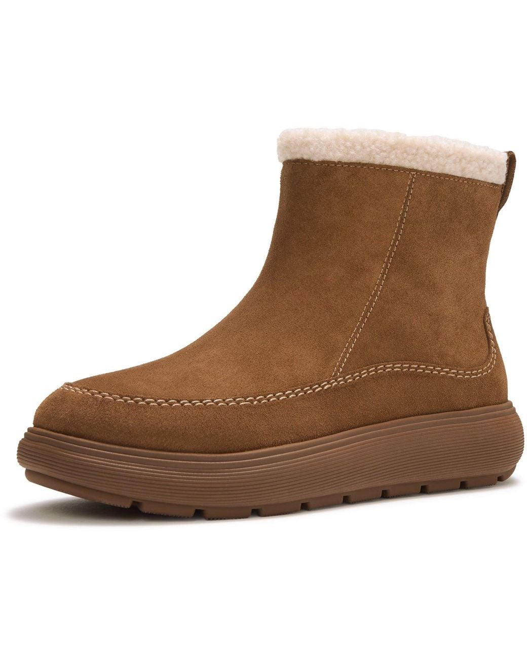Fitflop Brown Iq-Comff Suede Terracotta Tan Boots