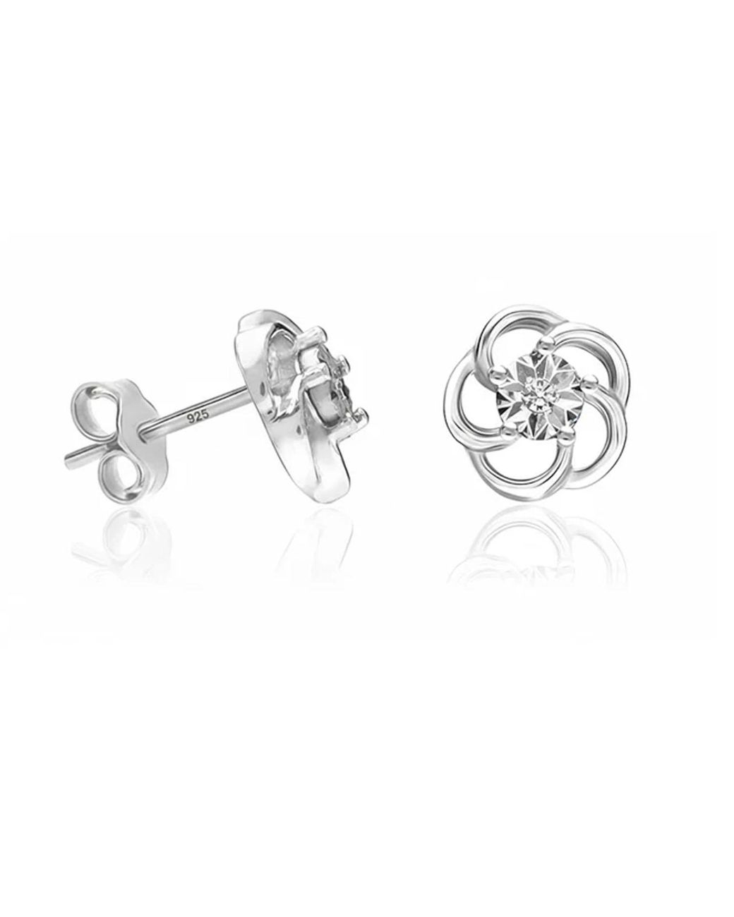 Bibei Metallic Earrings Flower Of Light