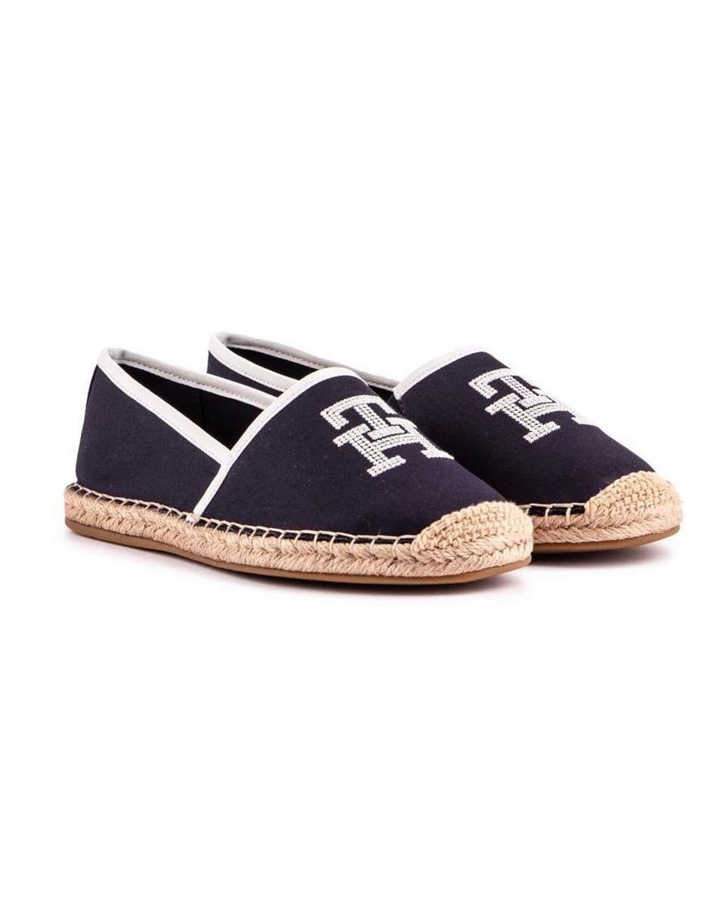 Tommy Hilfiger Flat Shoes in Blue | Lyst UK