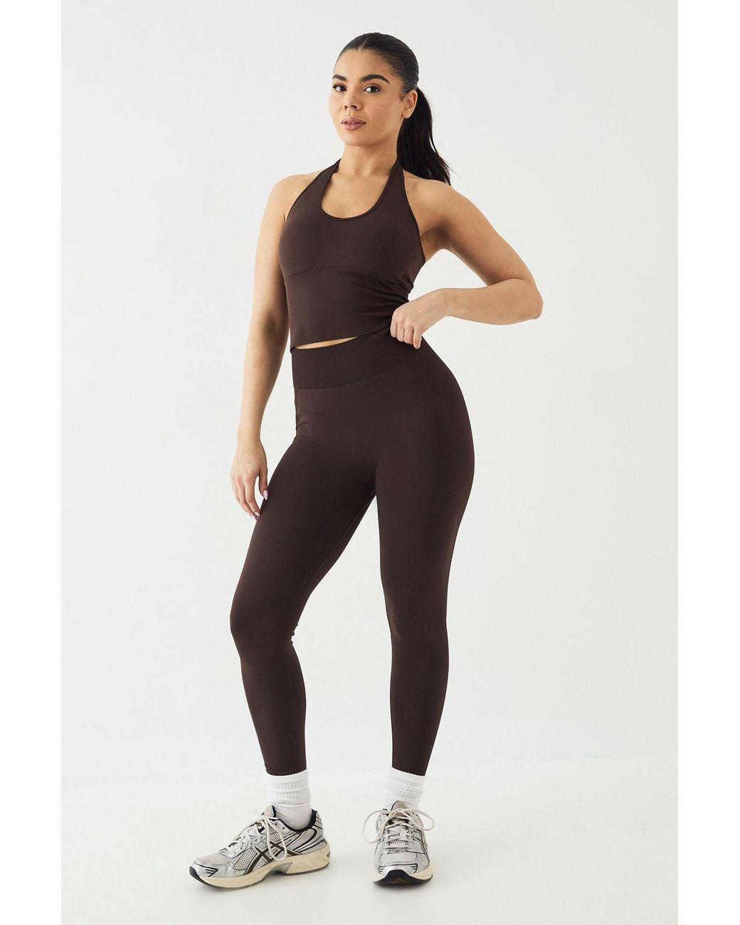 DSGN Studio Black Sport Contour Discreet Scrunch Seamless Legging