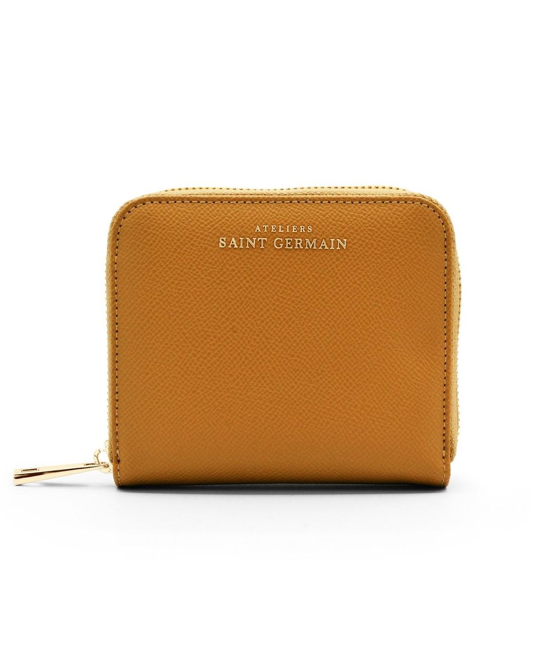 Ateliers Saint Germain Brown Zipped Coin Purse