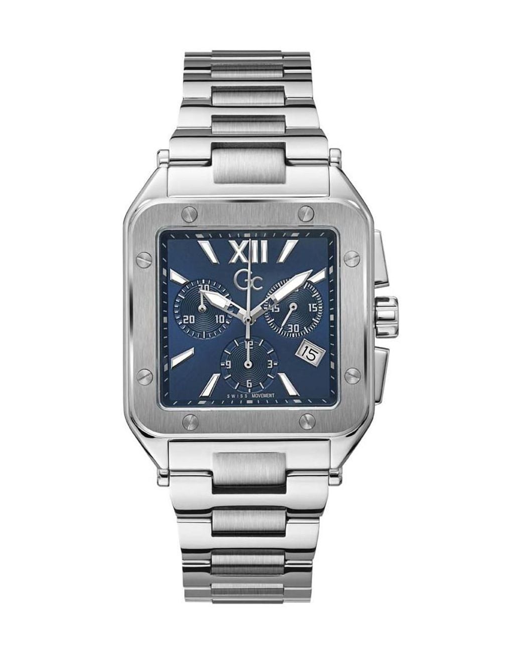 Gc Gray Z08003G7Mf Couture Square Watch for men