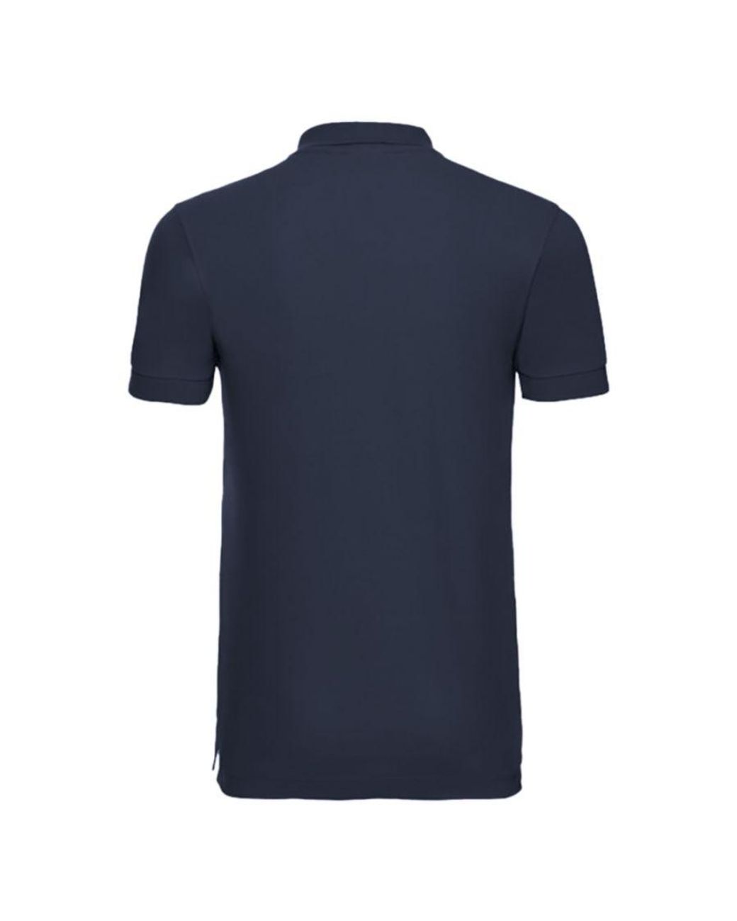 Russell Blue Stretch Short Sleeve Polo Shirt (French) for men