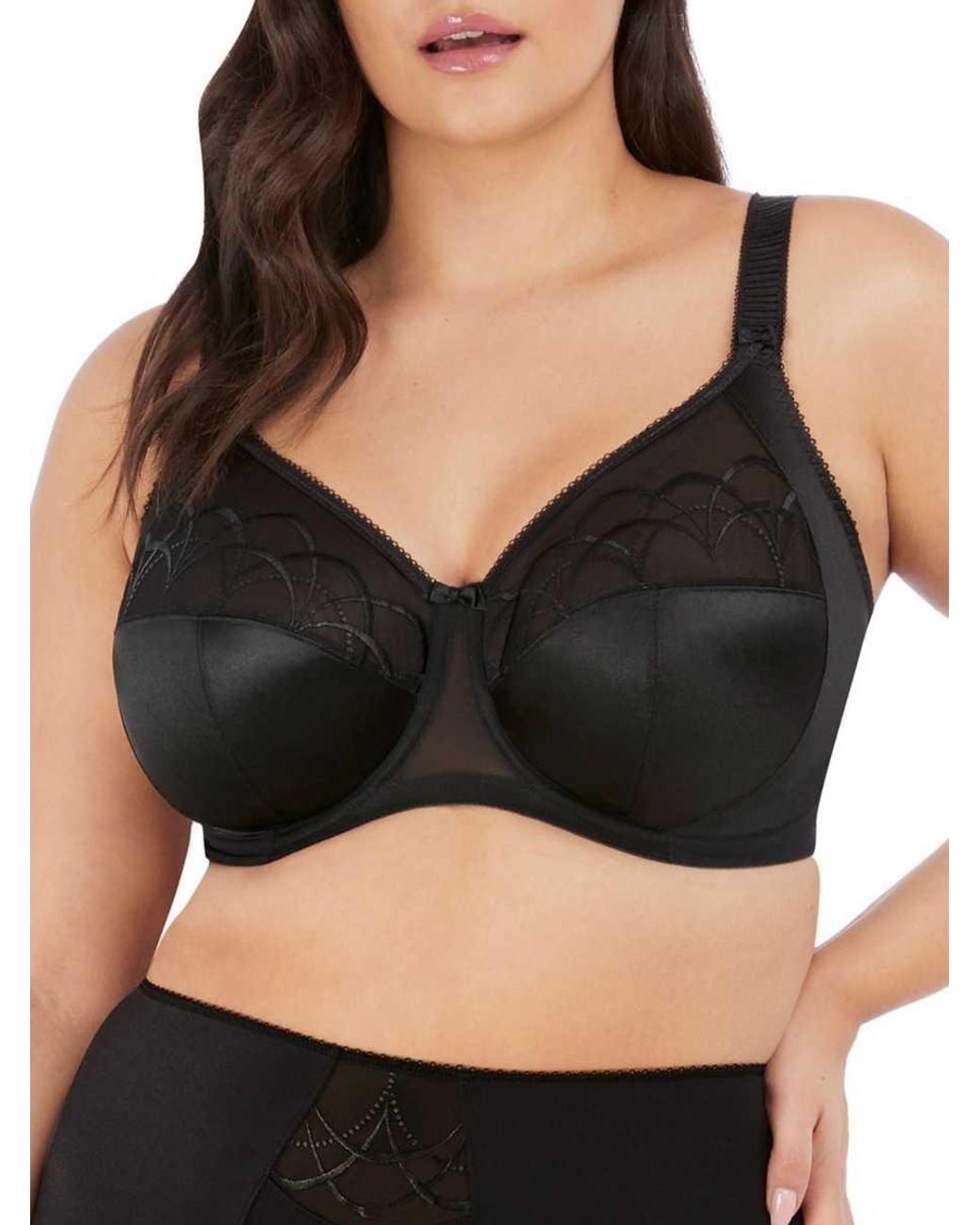 Elomi Black Cate Bra Side Support Full Cup Underwired