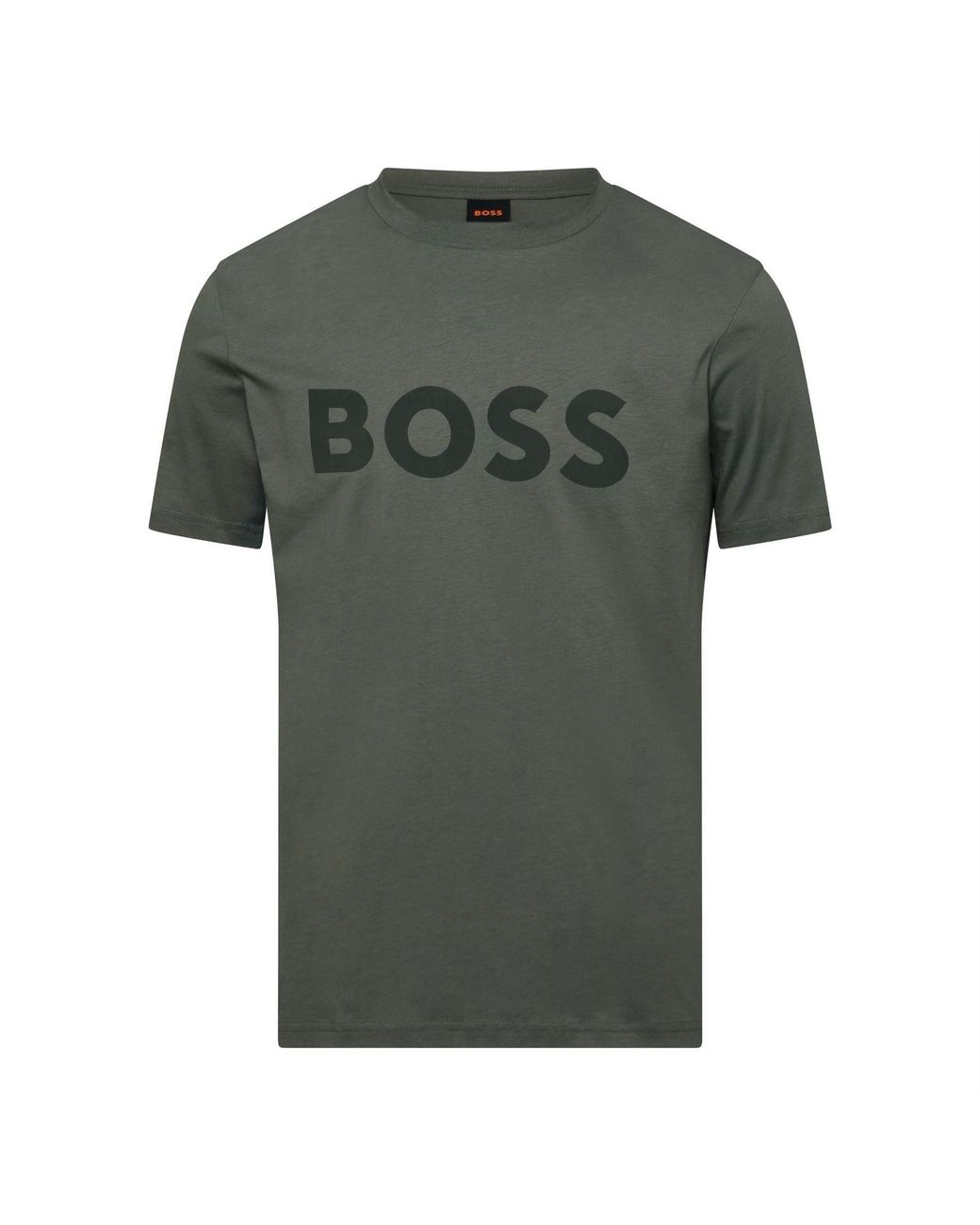 Boss Green Thinking 1 T-Shirt, Signature Logo for men