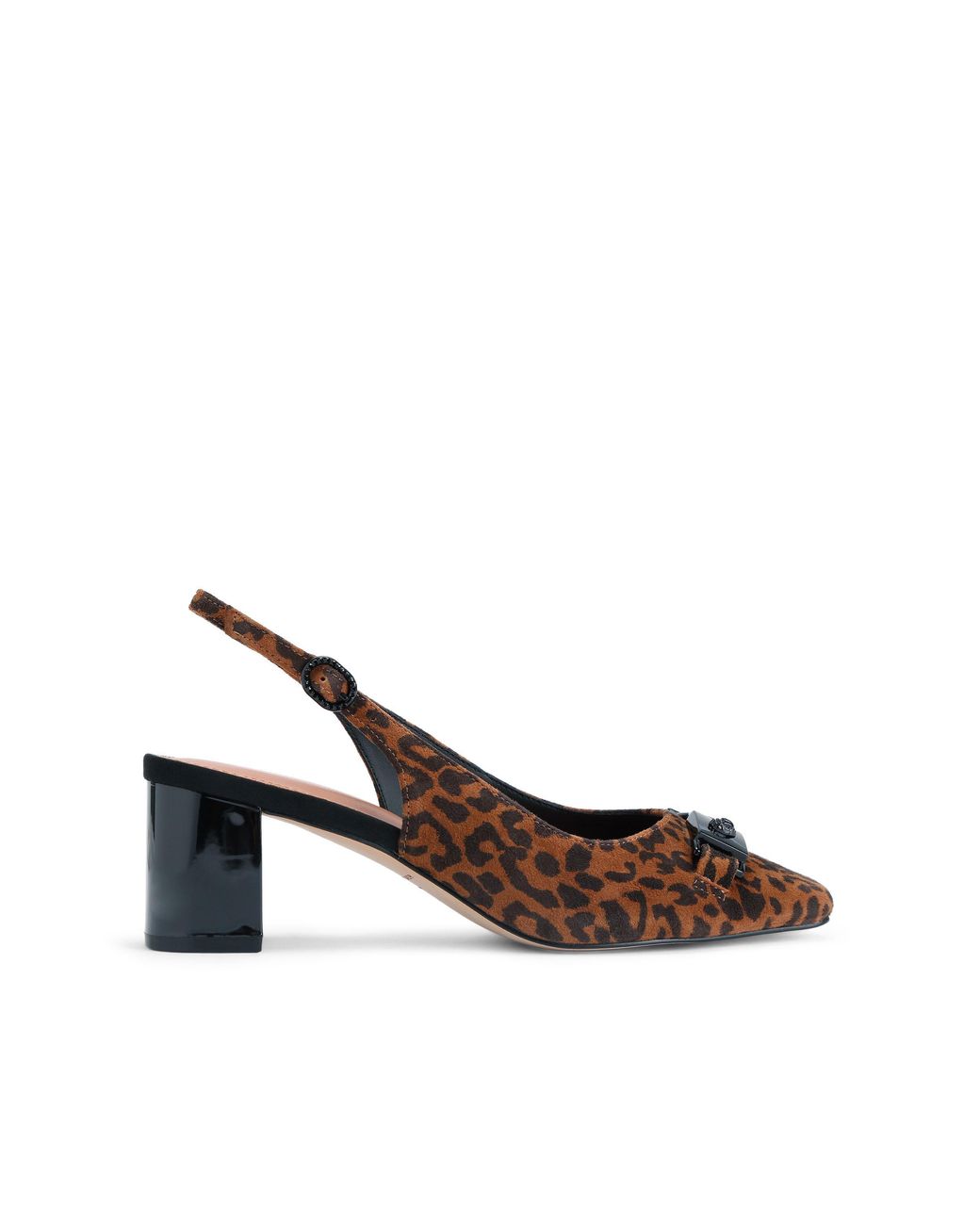 Kurt Geiger Brown Suede Kingsley Block Heel Heels