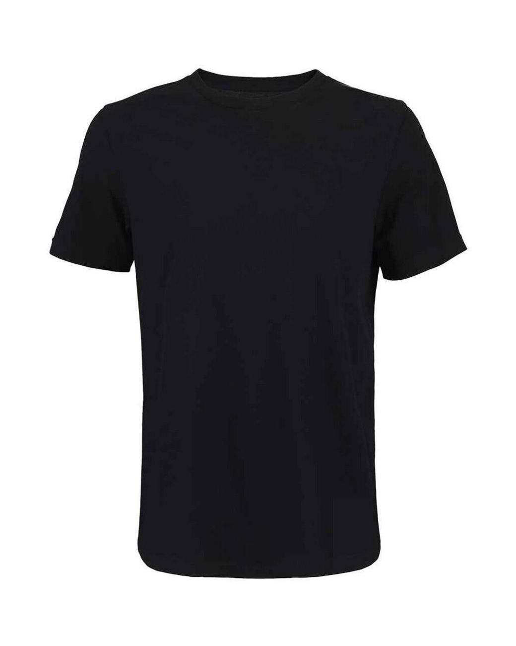 Sol's Black Adult Tuner Plain T-Shirt (Deep)