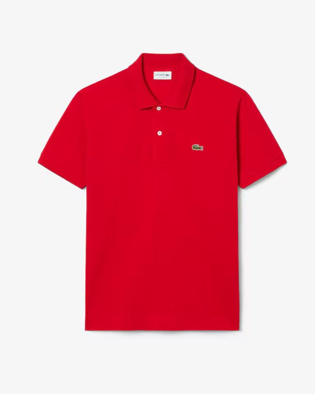Lacoste Red Polo Shirt Cotton for men