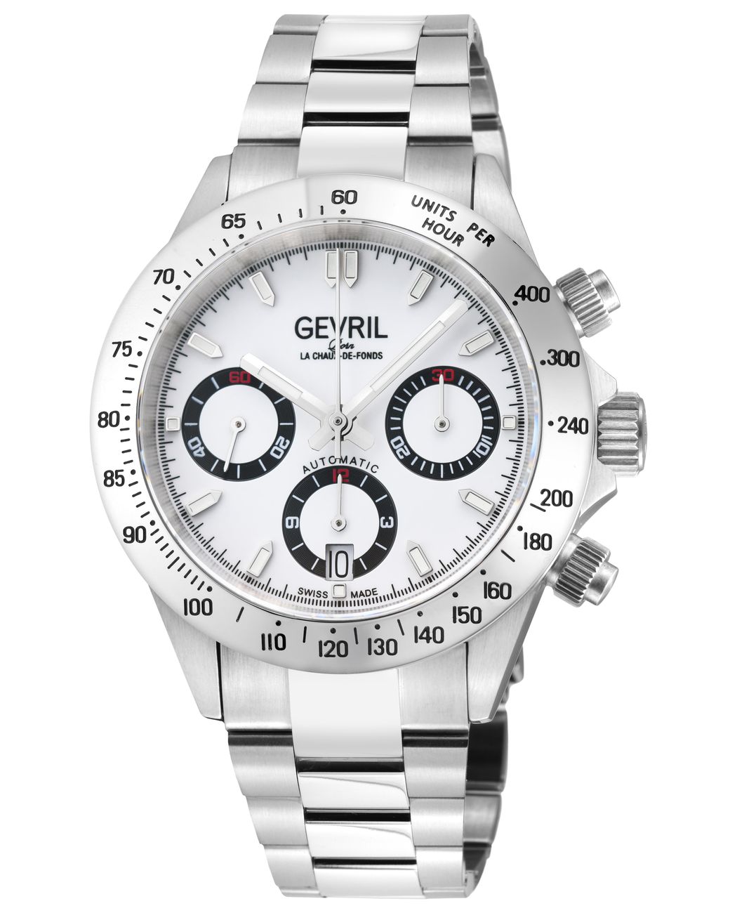 Gevril Gray New Amsterdam 44606B Swiss Automatic Eta 7750 Dial Special Edition Watch for men