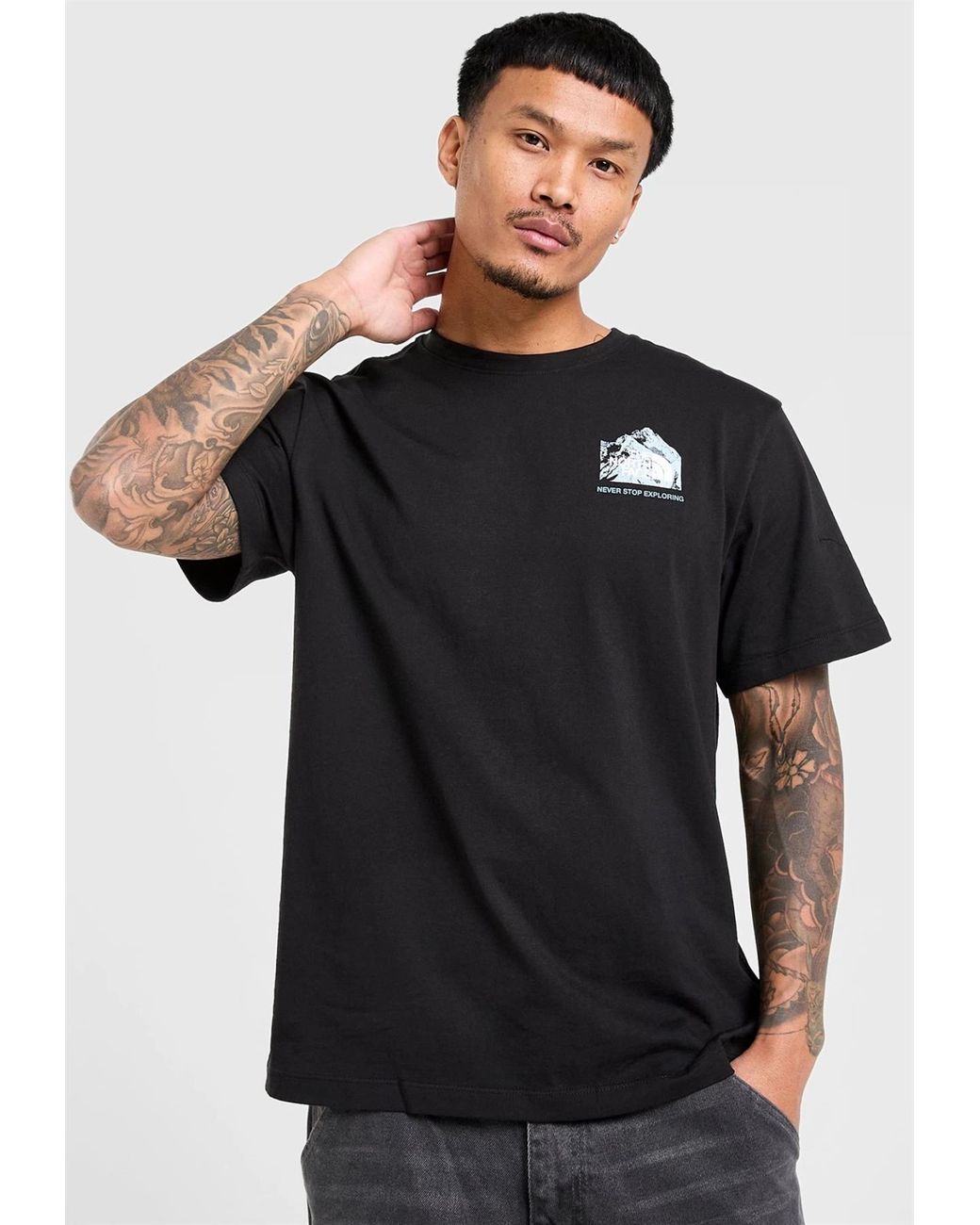 The North Face Black Dark Matter T-Shirt for men