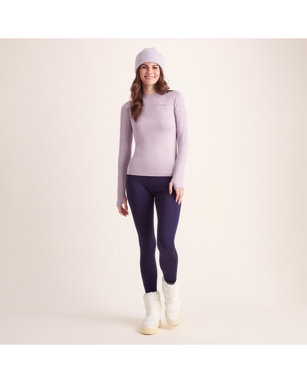 TOG24 Pink Snowdon Thermal Base Layer Crew Neck
