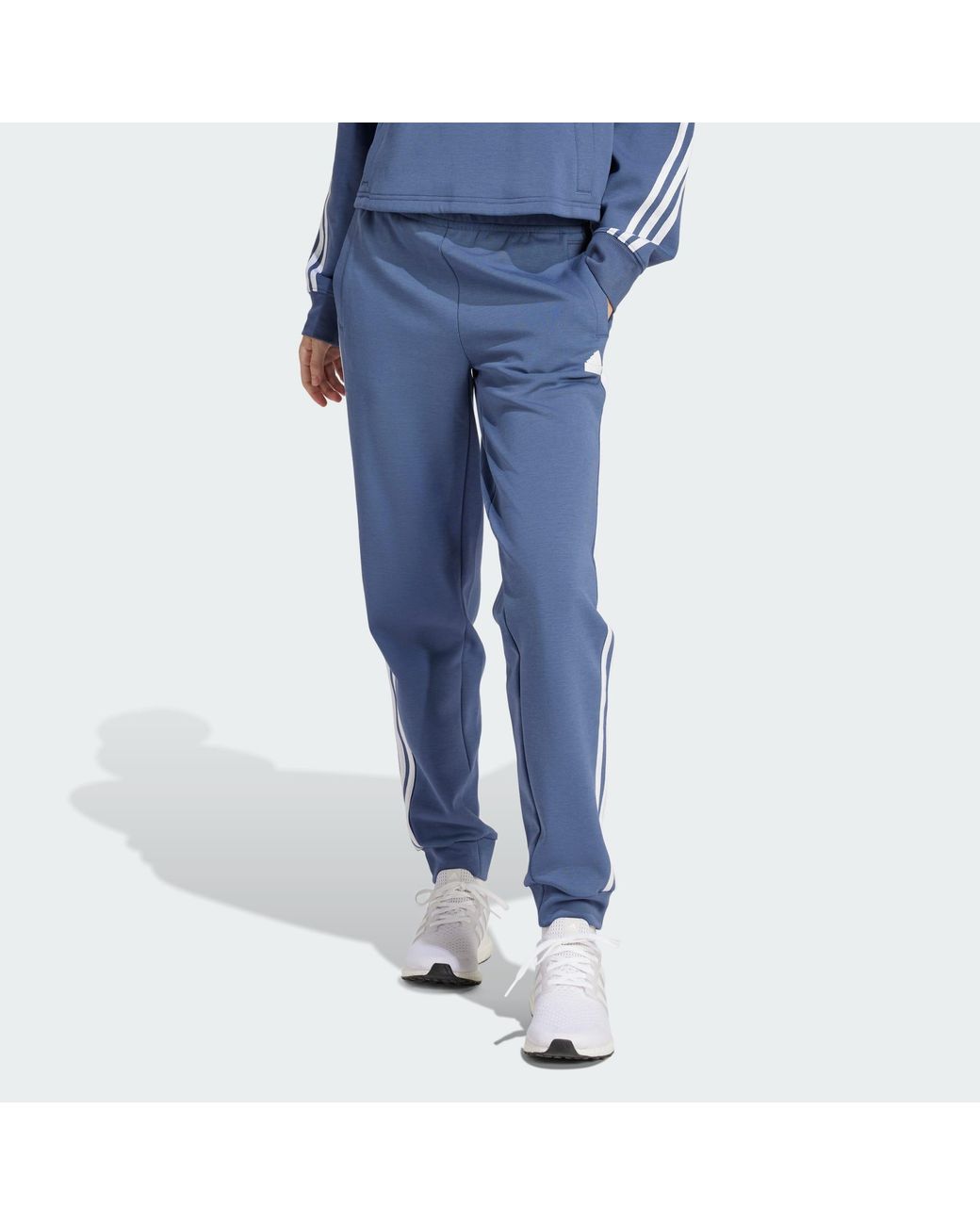 Adidas Blue Future Icons 3-Stripes Regular Pants
