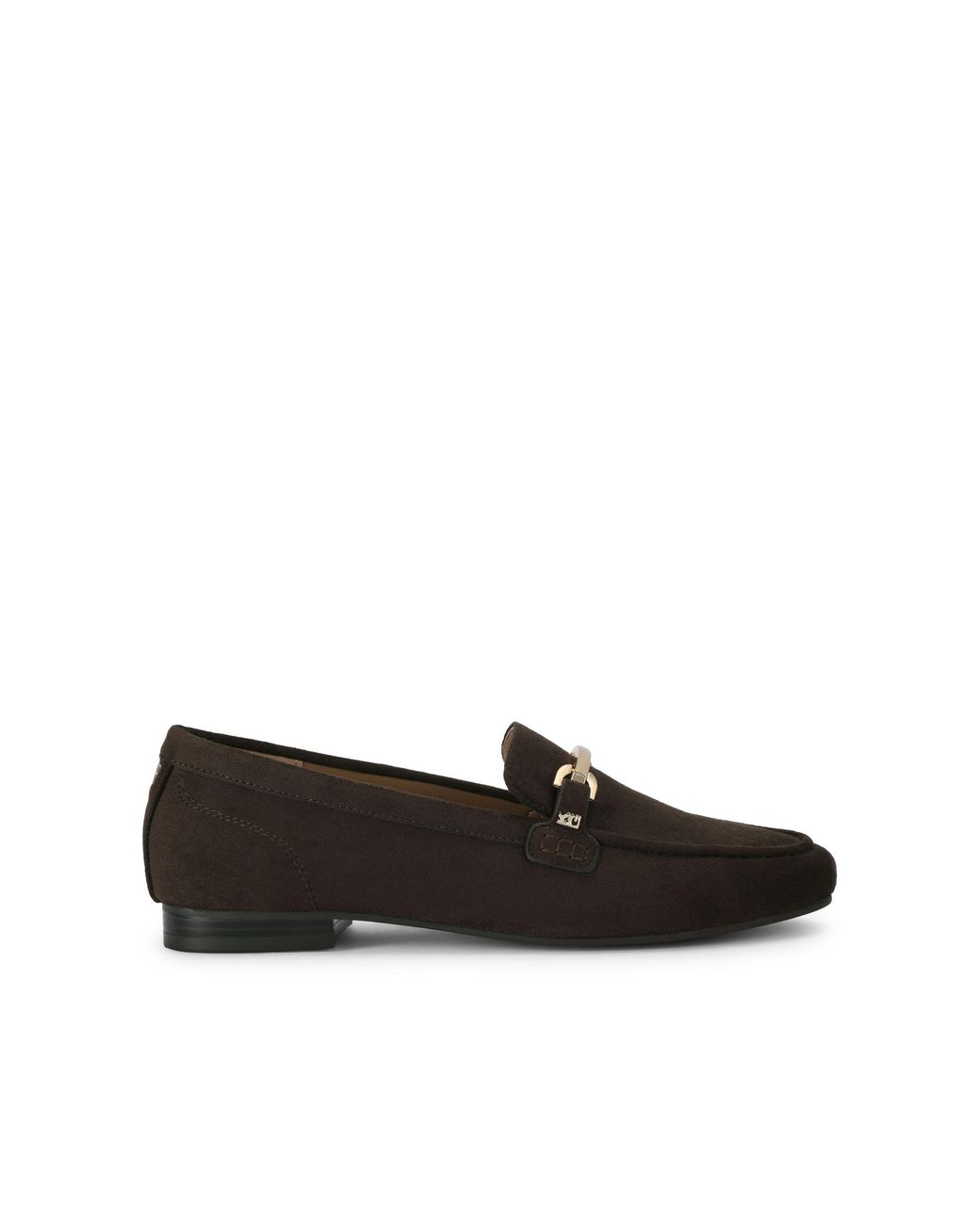 KG by Kurt Geiger Black Suedette Million Loafers
