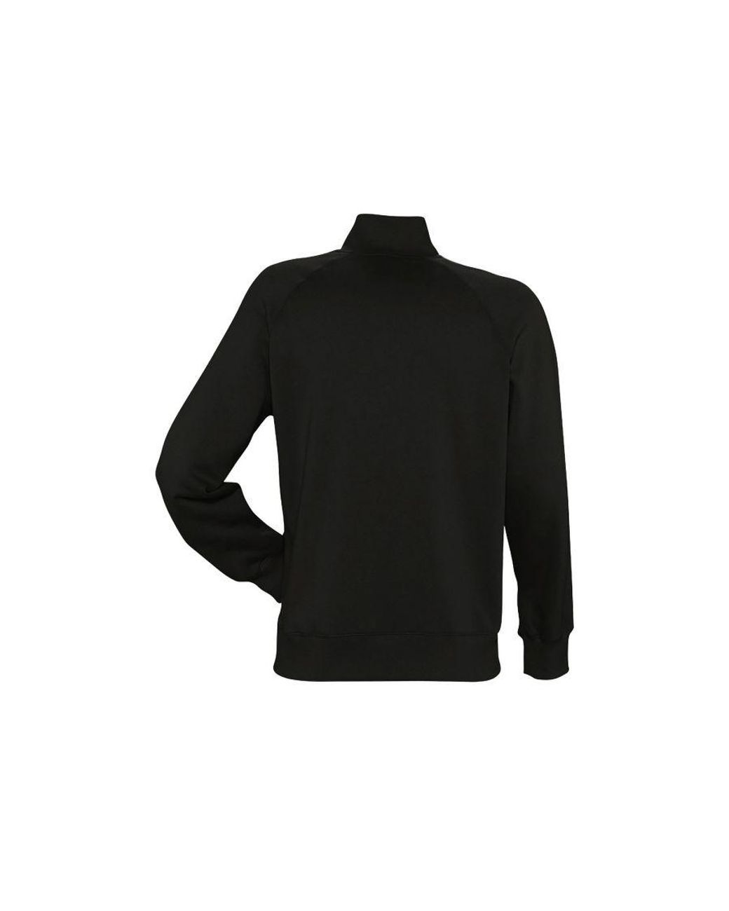 Sol's Black Sundae Full Zip Sweat Jacket for men