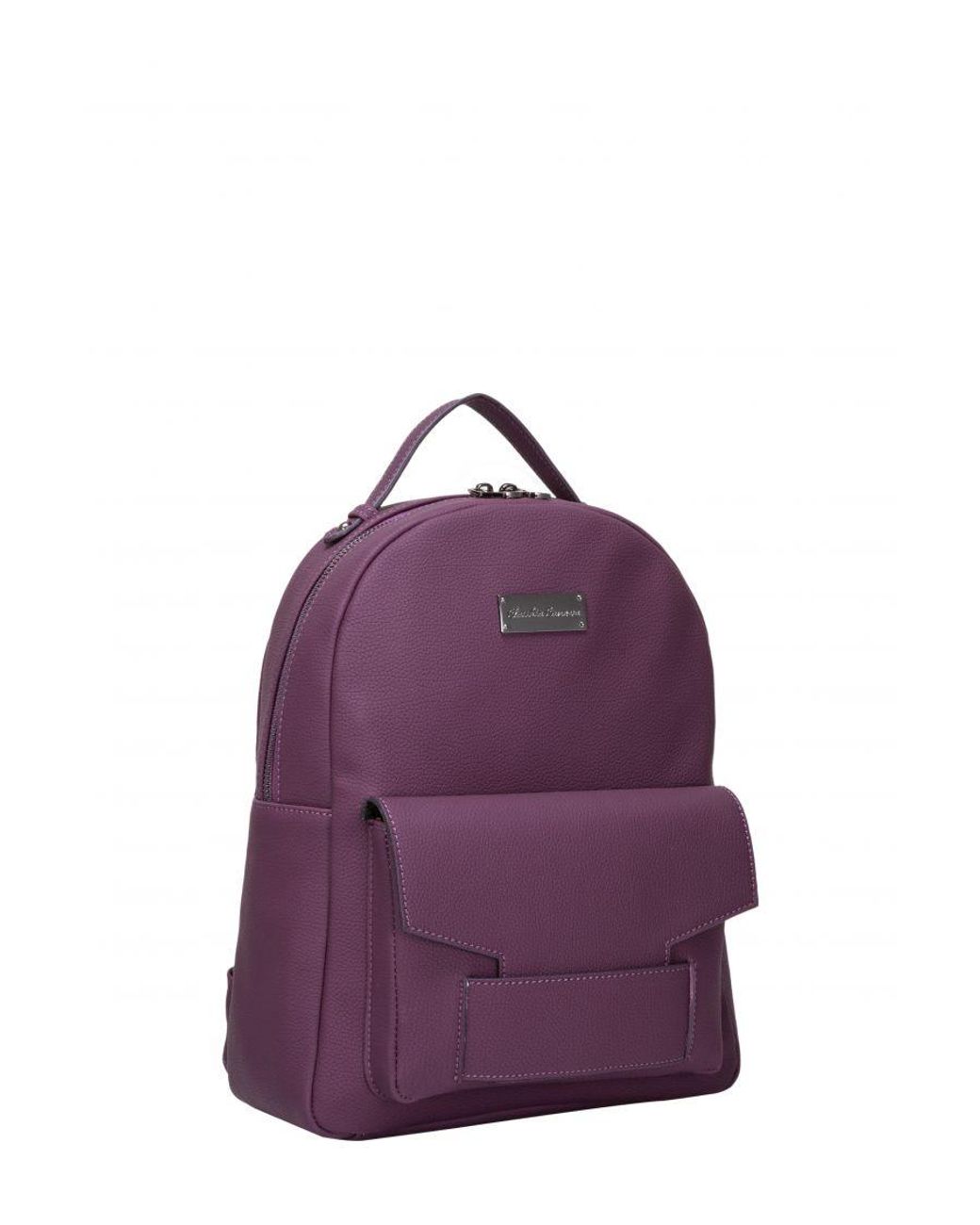 Claudia Canova Purple Adela Matte Backpack