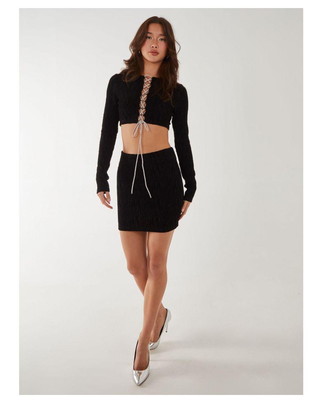 Pink Vanilla Black Zebra Mini Skirt