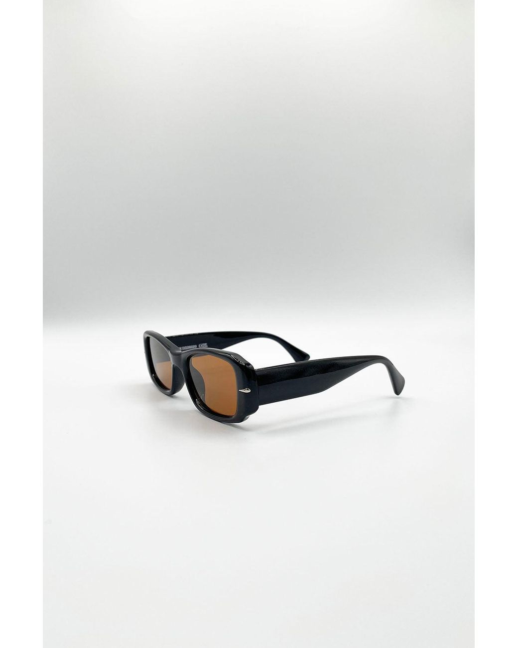 SVNX White Bold Retangle Sunglasses