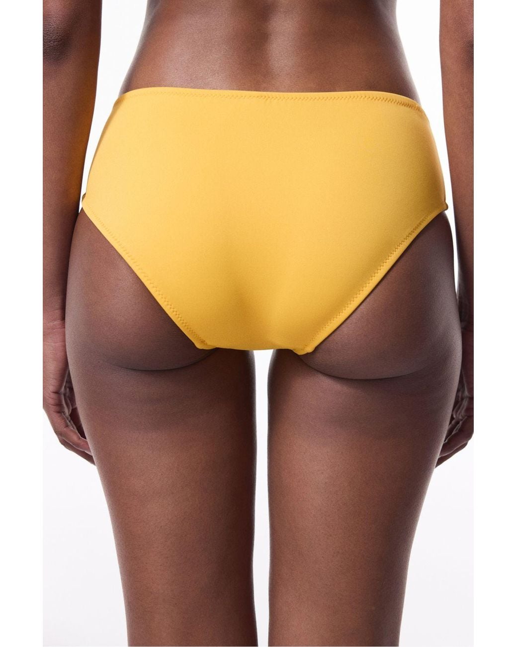 Penti Yellow Mid Waist Hipster Bikini Bottom