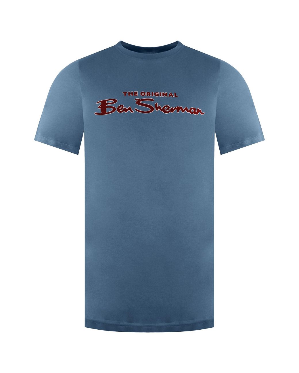 Ben Sherman Blue Logo T-Shirt Cotton for men