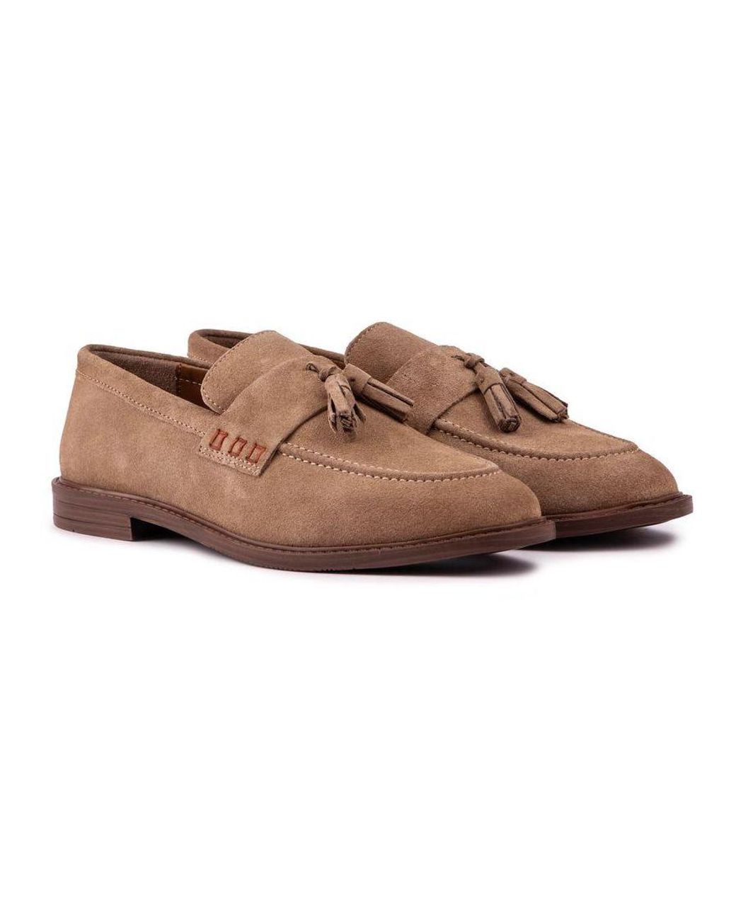 Silver Street London Brown Charleston Shoes for men
