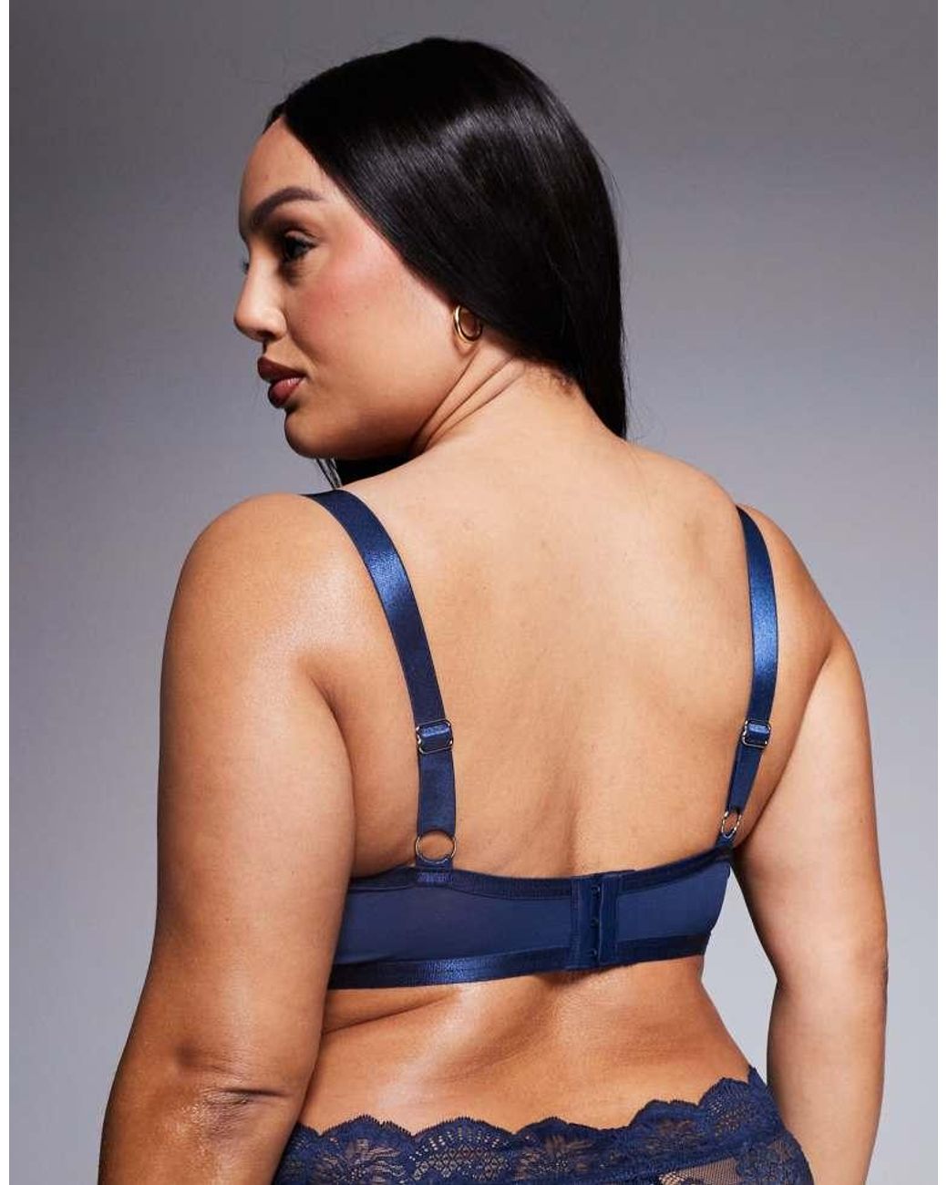 ASOS Blue Design Ashley Lace Underwired Bra