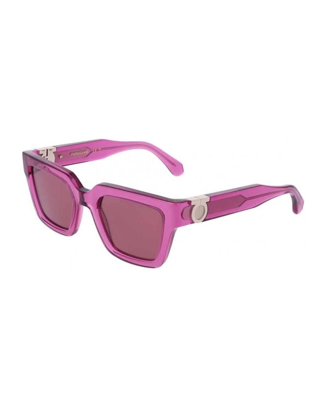 Ferragamo Pink Sf2066S 52 665 Sunglasses