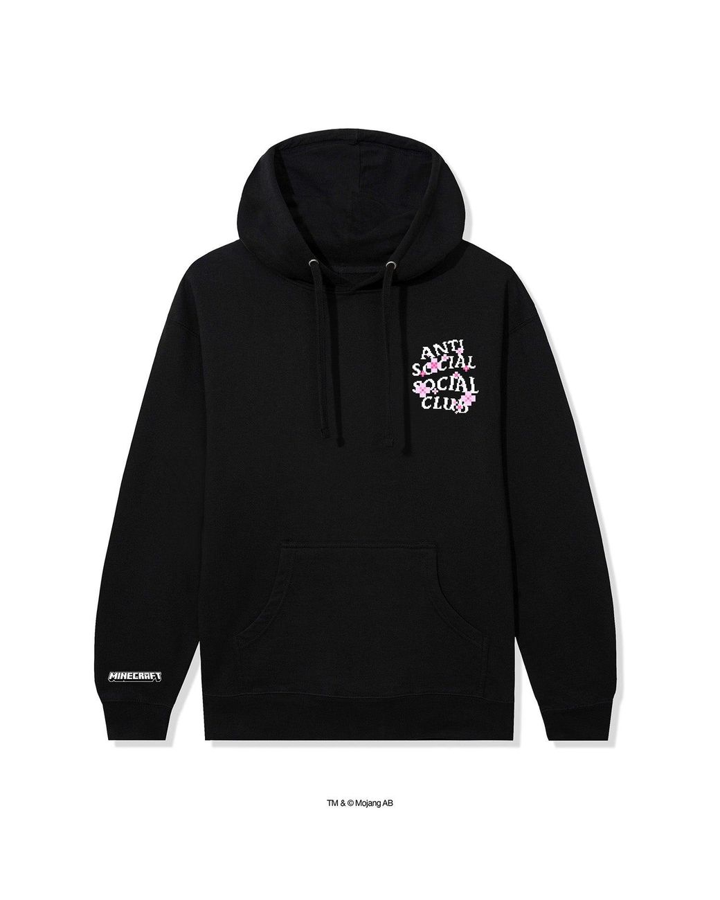 ANTI SOCIAL SOCIAL CLUB Blue Anti Social Club Assc X Minecraft Cherry Blossom Hoodie