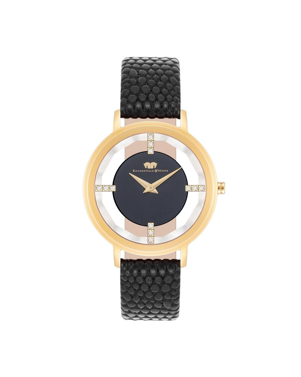 Rhodenwald & Söhne Metallic Stainless Steel Watch 36,0Mm
