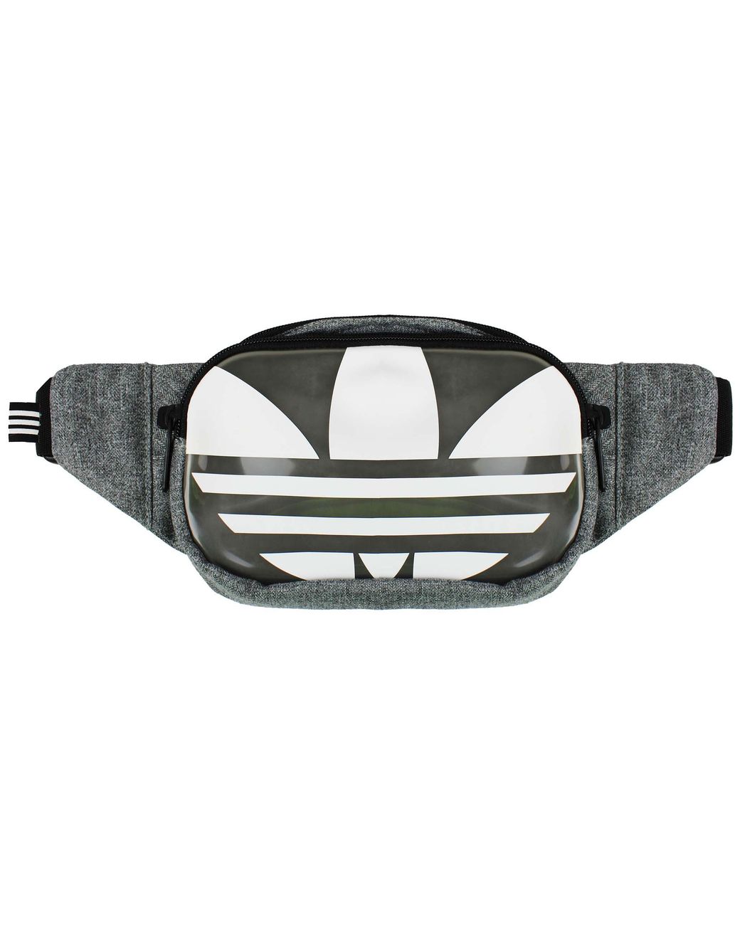 Adidas Black Essentials Waist Bag for men