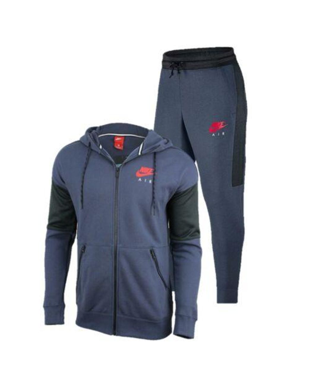 Nike Blue Air Hooded Zip Tracksuit Set for men