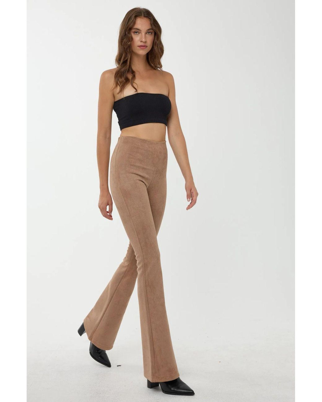 Hiccup Natural High Waist Flare Pants