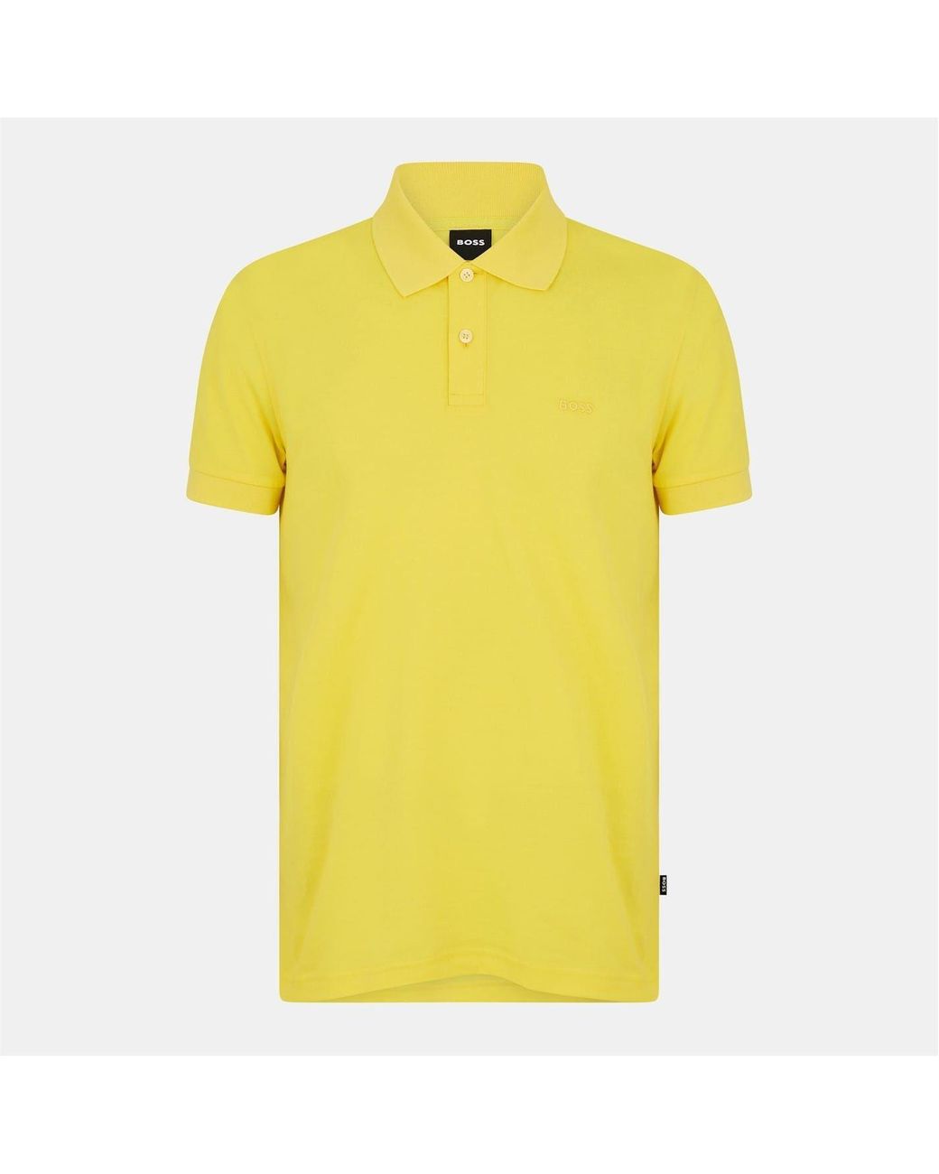 Boss Yellow Firenze Short Sleeve Polo Shirt for men