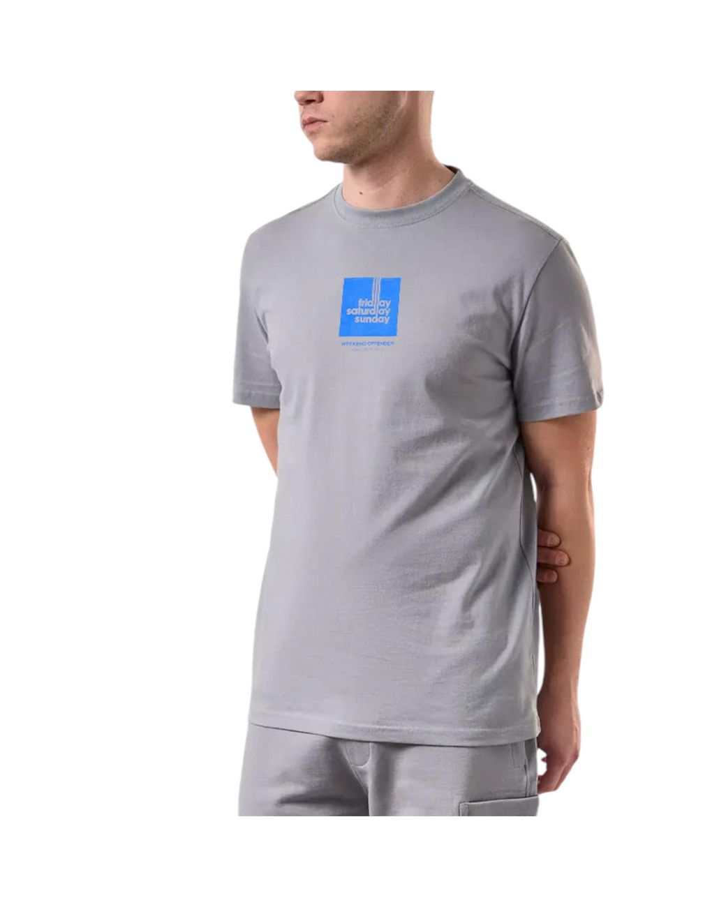 Weekend Offender Blue T Shirts 72 Hours Crew Neck Short Sleeve Cotton Summer Tee for men