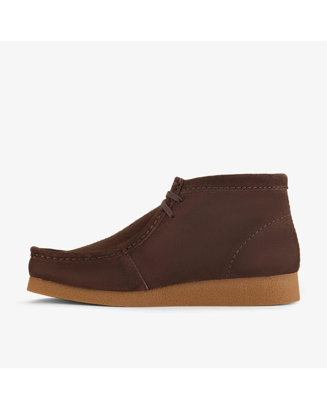 Clarks Brown Wallabt Evo Ii Dark Suede Boots for men