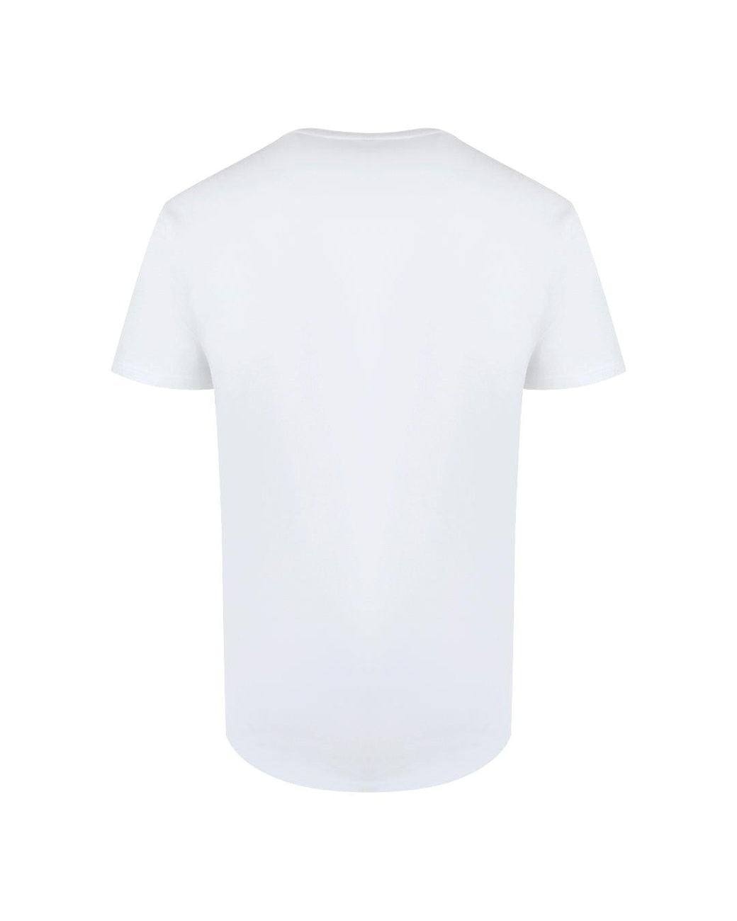 Palm Angels White Flag Logo T-Shirt Cotton for men
